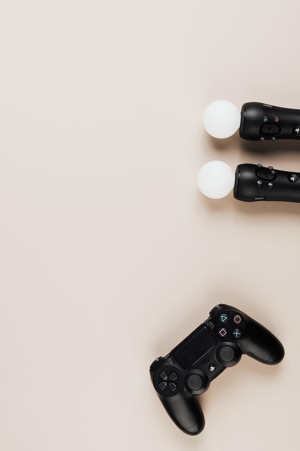  flat_lay_shot_of_game_controllers